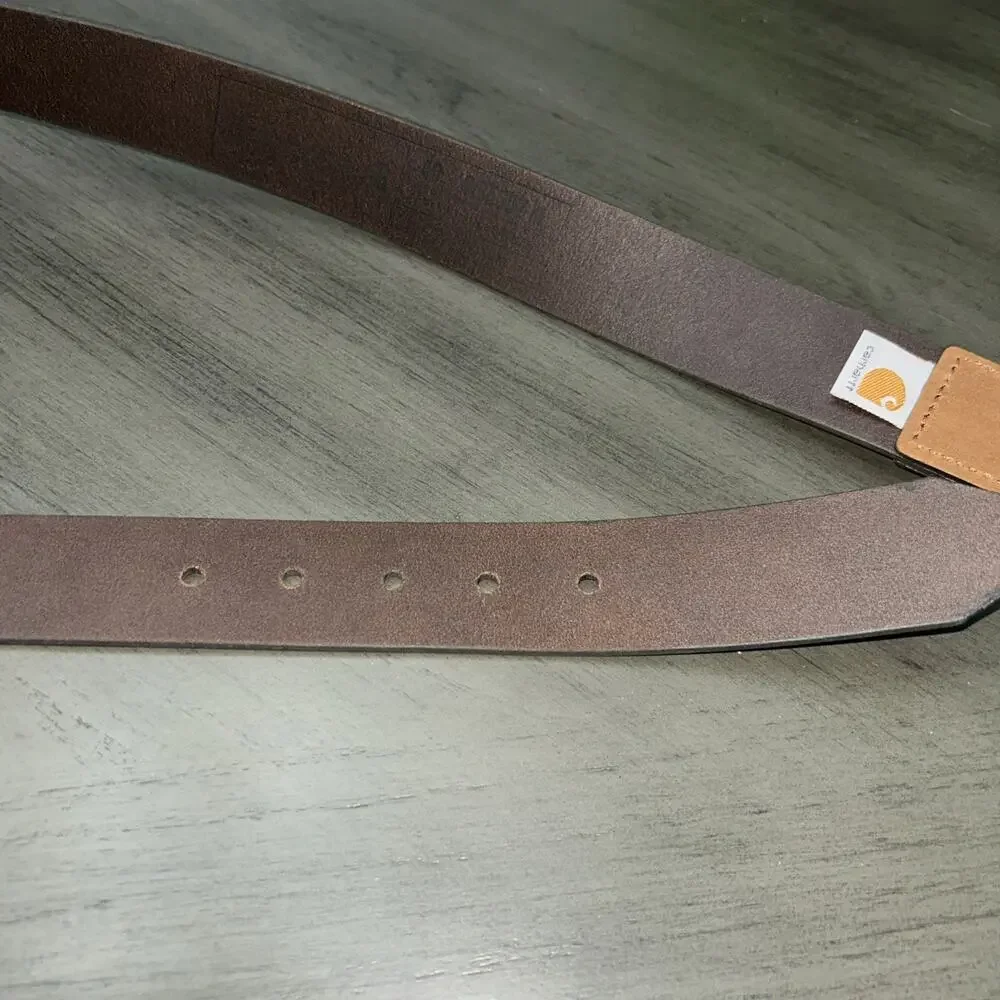 Carhartt Men's Brown Legacy Saddle Leather Belt Size 40